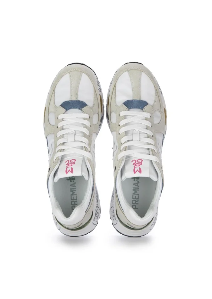 PREMIATA | SNEAKERS MASE BIANCO BEIGE AZZURRO Offerte