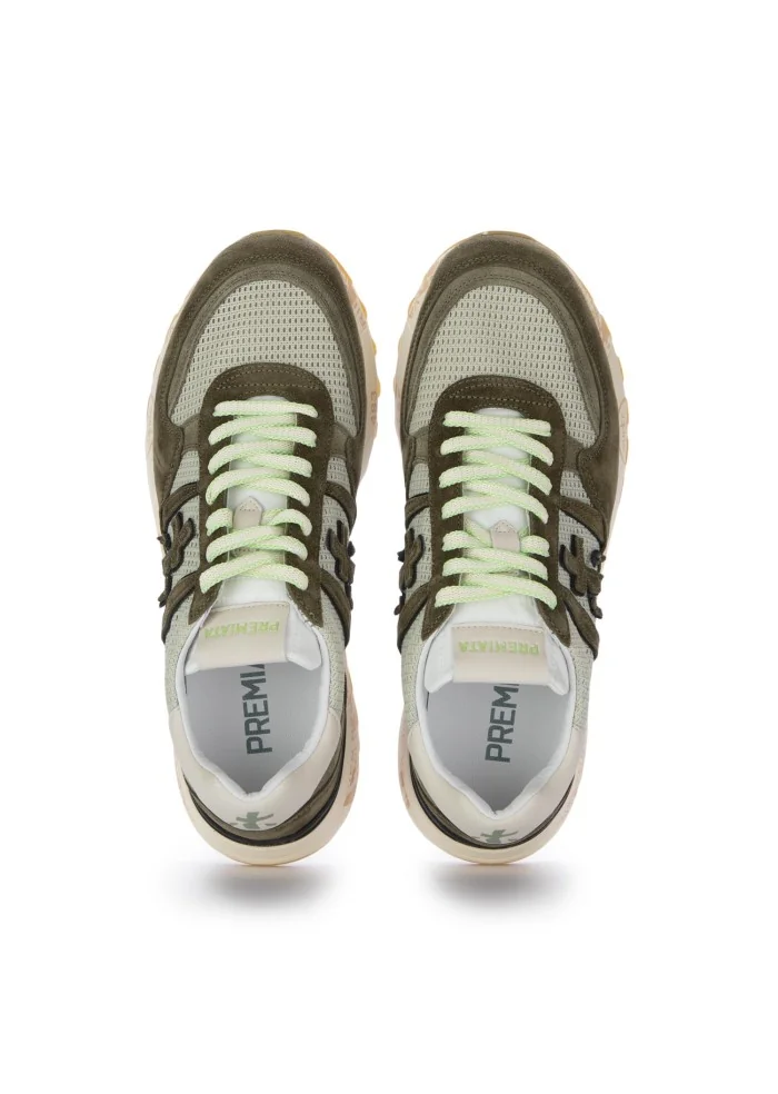 PREMIATA | SNEAKERS LANDECK VERDE GRIGIO Vendita Calda