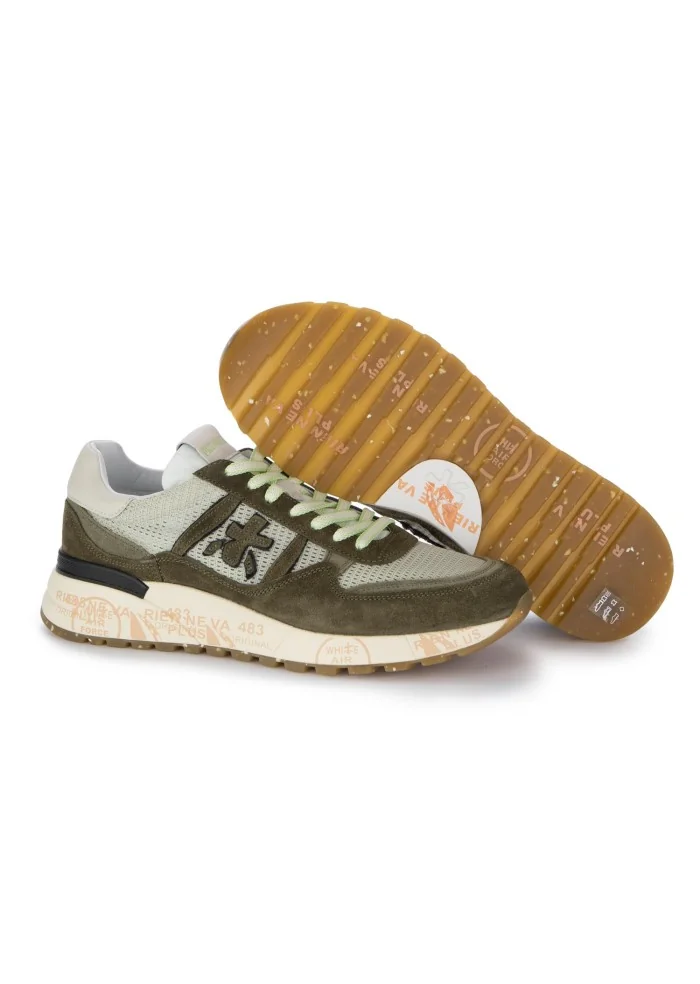 PREMIATA | SNEAKERS LANDECK VERDE GRIGIO Vendita Calda