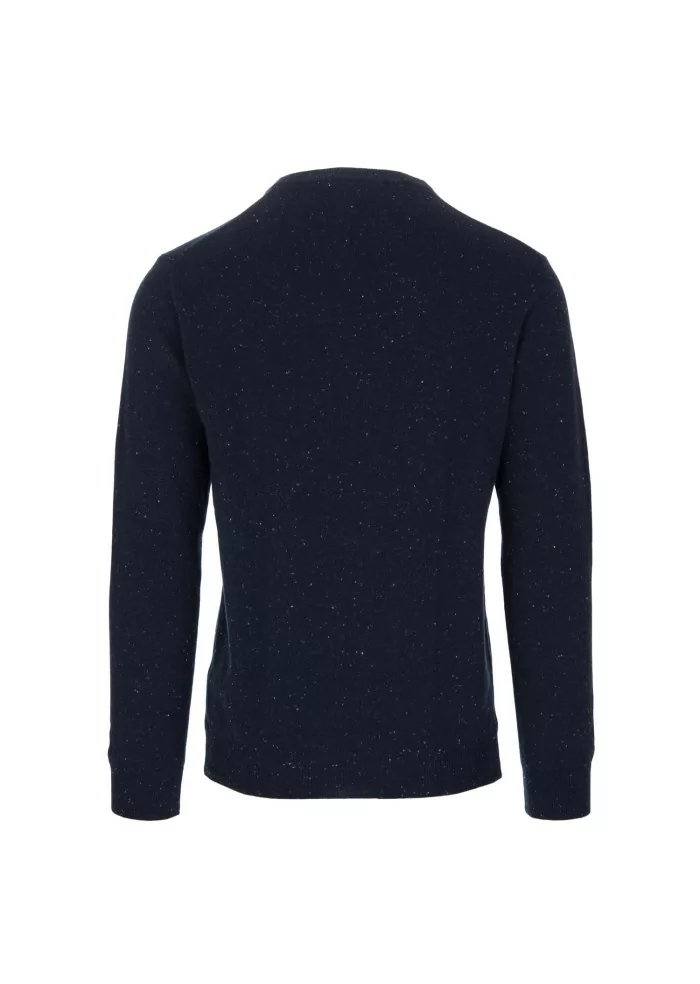 WOOL & CO | MAGLIONE GIROCOLLO PUNTINATO BLU Saldi Di Fabbrica