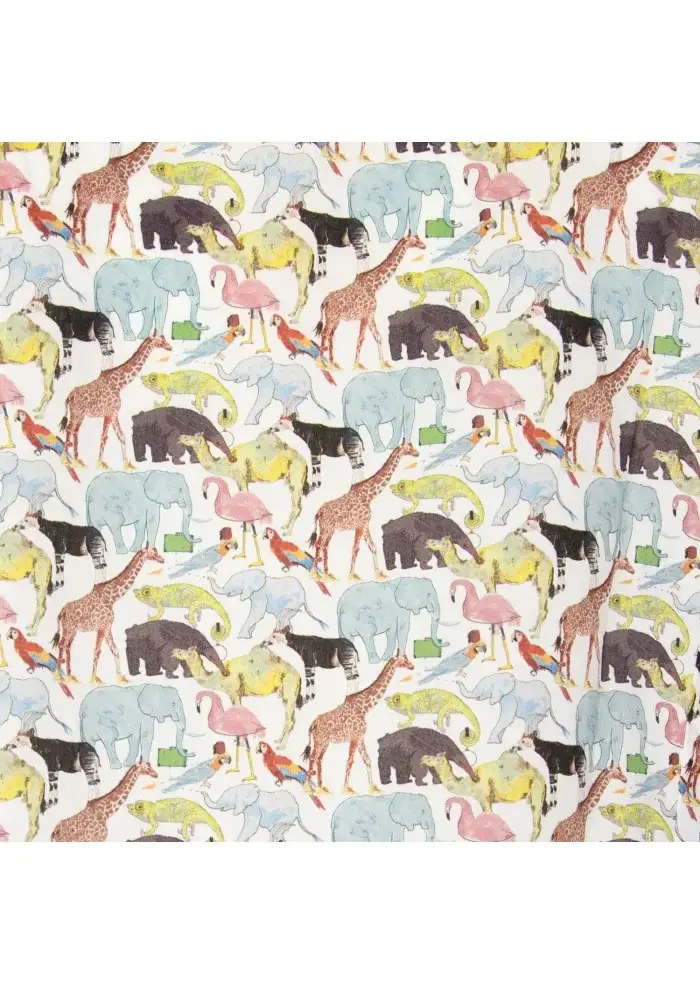 LIBERTY ROSE | CAMICIA BLAKE ANIMALI MULTICOLOR Sconto di tempo limitato