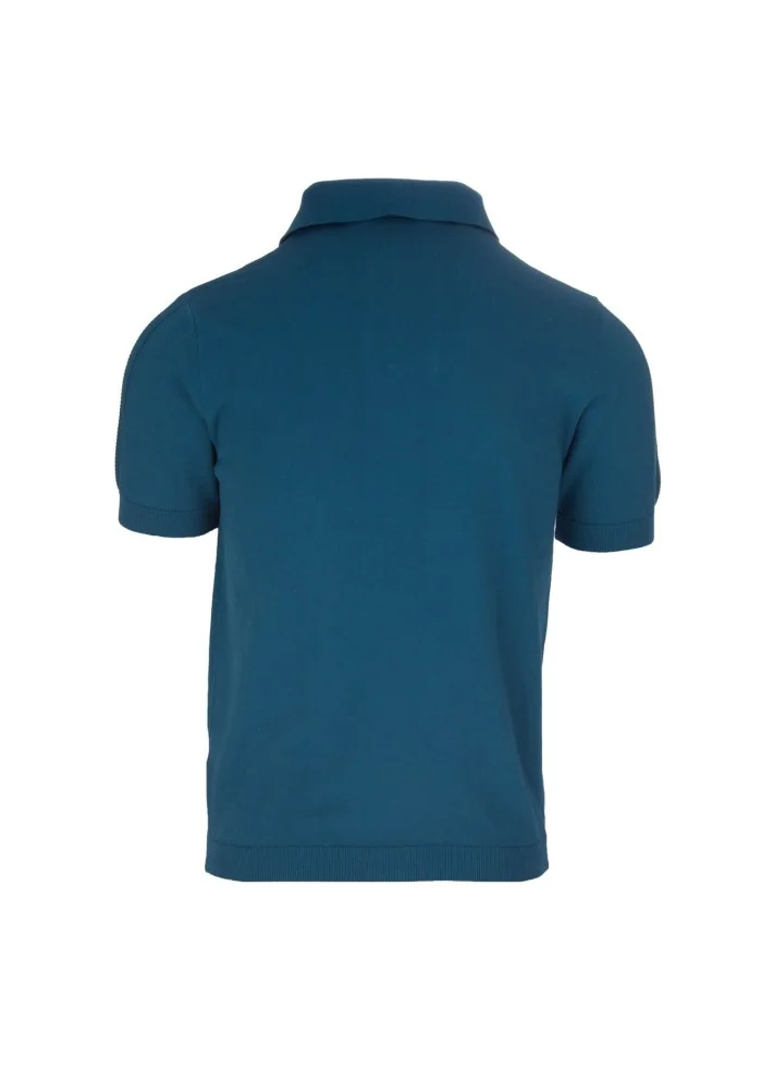 WOOL & CO | POLO DETTAGLI A COSTE BLU Prezzo di fabbrica
