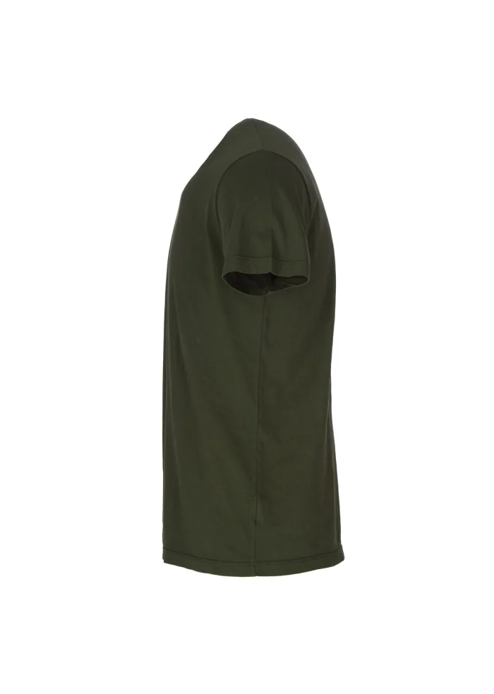 DANIELE FIESOLI | T-SHIRT PARICOLLO LOOSE VERDE MILITARE Fornitura limitata