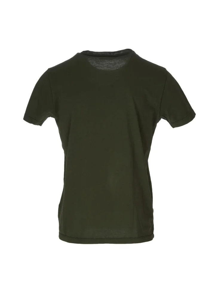 DANIELE FIESOLI | T-SHIRT PARICOLLO LOOSE VERDE MILITARE Fornitura limitata