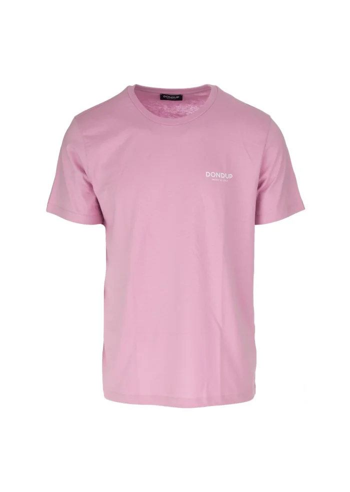DONDUP | T-SHIRT LOGO CLASSICO ROSA Offerta per la Festa della Mamma