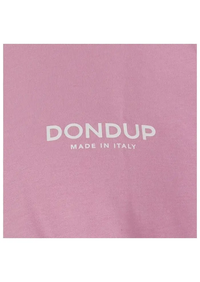 DONDUP | T-SHIRT LOGO CLASSICO ROSA Offerta per la Festa della Mamma