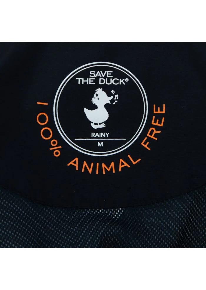 SAVE THE DUCK | IMPERMEABILE GRIN18 JARI BLU SCURO Offerta Anniversario