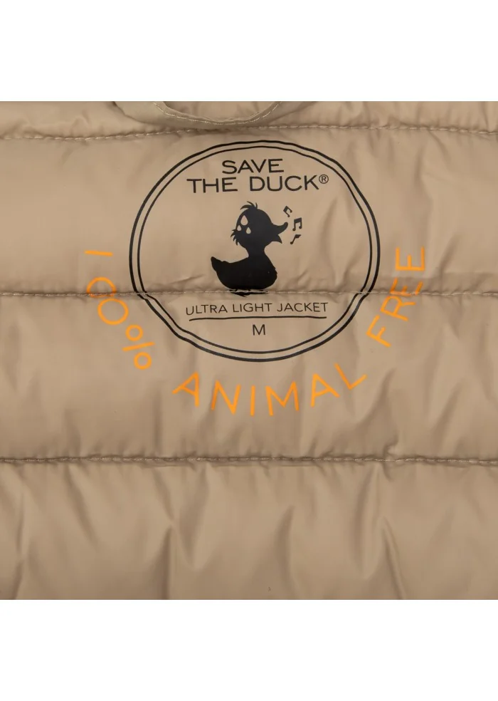 SAVE THE DUCK | PIUMINO MITO18 CAEL BEIGE Smaltimento dello stoccaggio