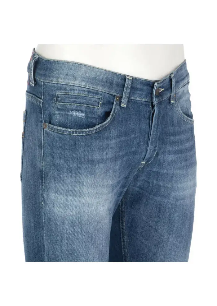 DONDUP | JEANS GEORGE SKINNY BLU SLAVATO Offerte esclusive