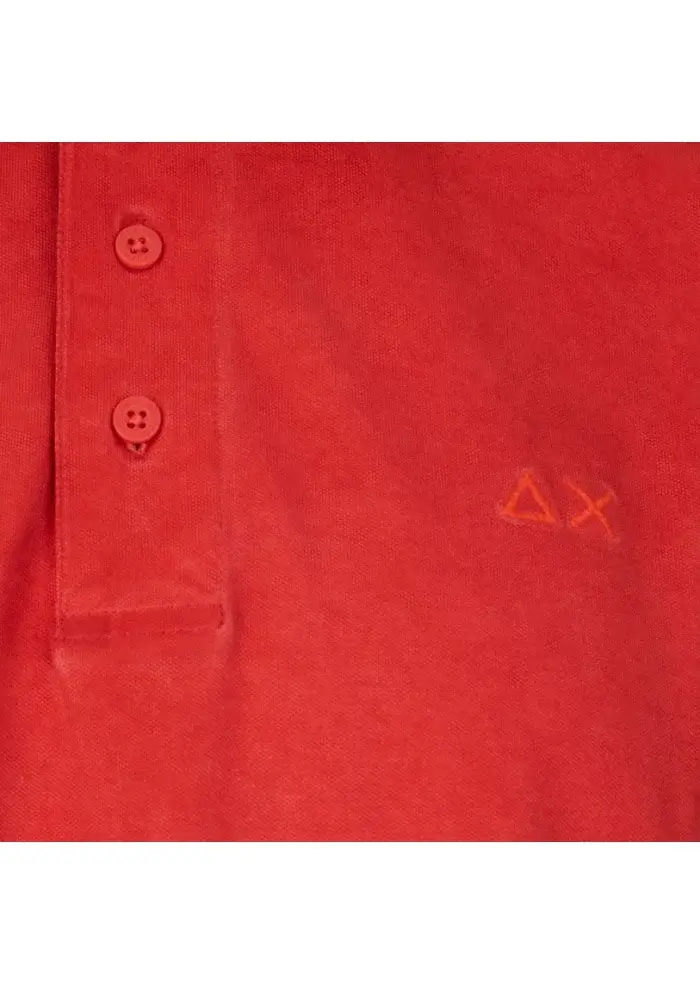 SUN68 | POLO SPECIAL DYES ROSSO Grandi sconti
