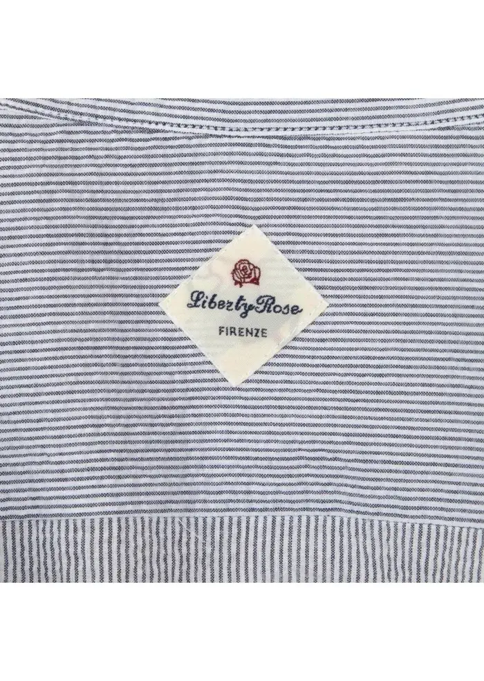 LIBERTY ROSE | CAMICIA BLAKE BIANCO BLU Offerte speciali