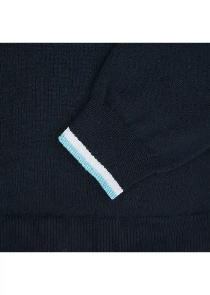 WOOL & CO | MAGLIONCINO COTONE BLU Ultimi due giorni