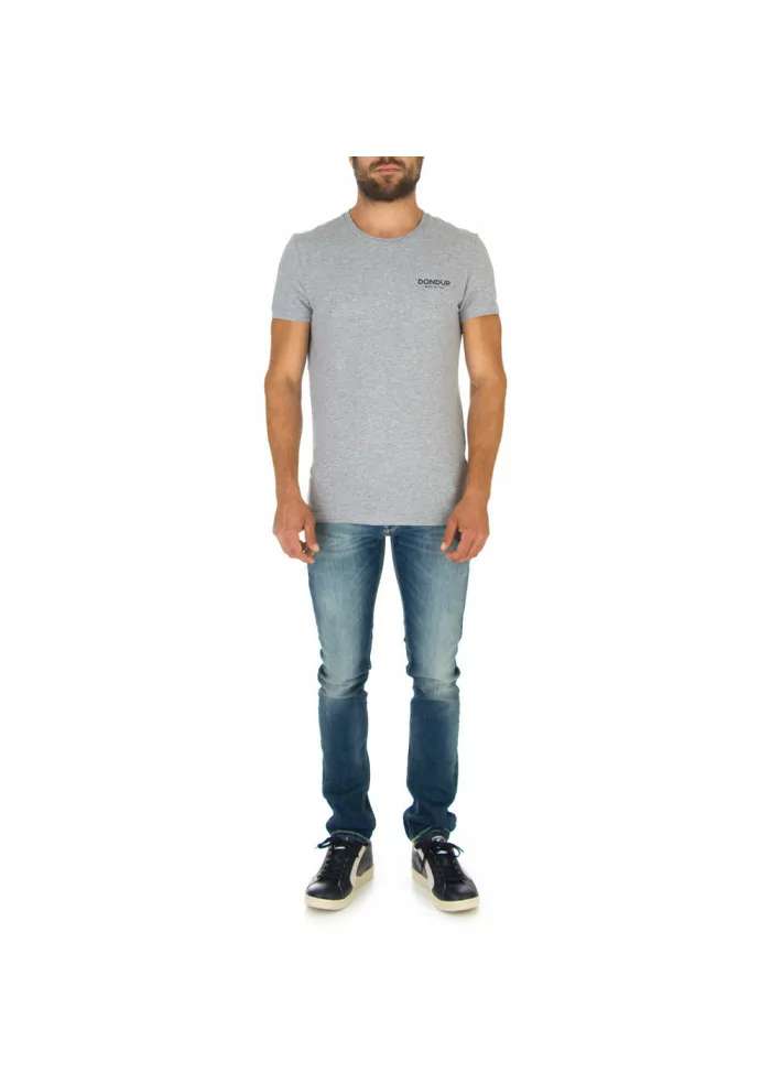 DONDUP | T-SHIRT LOGO GRIGIO Fino al 50% di sconto