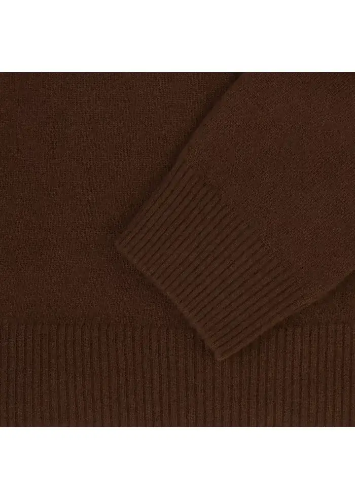 DANIELE FIESOLI | MAGLIONE GIROCOLLO MARRONE Only for today