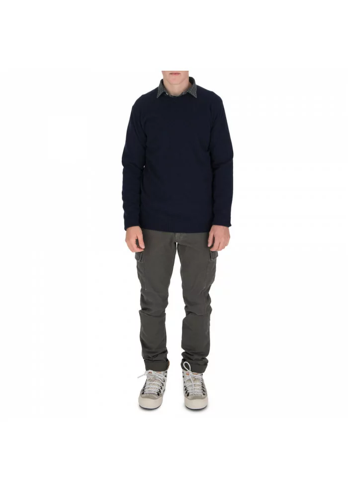 DANIELE FIESOLI | MAGLIONE GIROCOLLO BLU Offerta speciale della fabbrica
