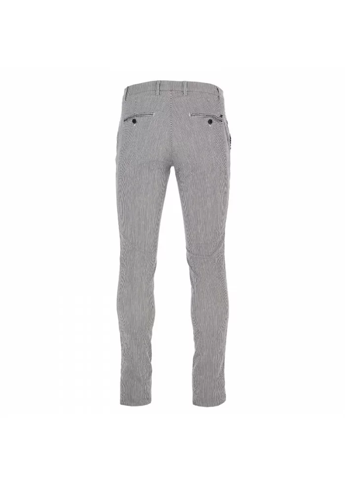 PANTALONI UOMO MASON'S | COTONE STRETCH BIANCO NERO Super sconto