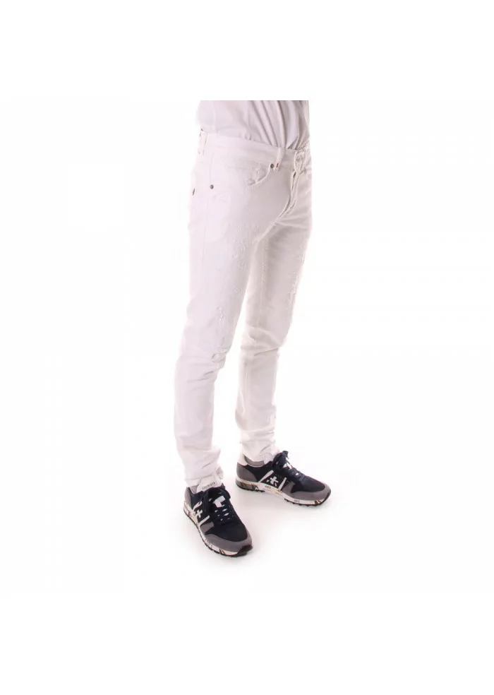 DONDUP | JEANS BS015U BIANCO Black Friday Prezzi