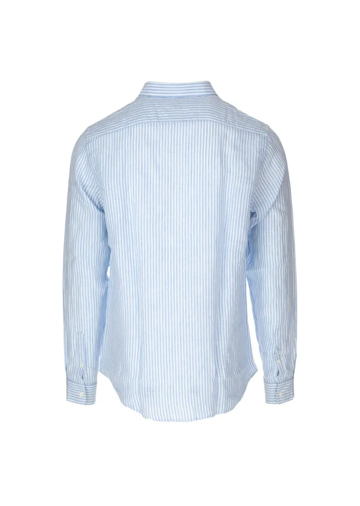 SUN68 | CAMICIA STRIPE CLASSIC BEACH AZZURRO BIANCO Spedizione Gratuita