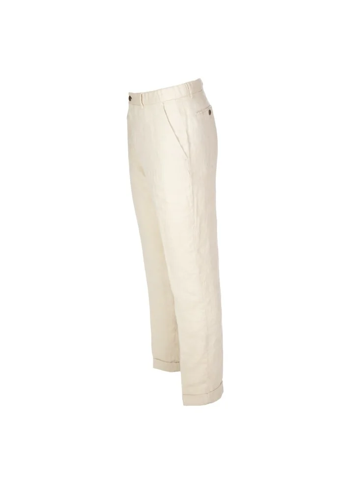 BRIGLIA | PANTALONI LINO BEIGE Qualità Garantita