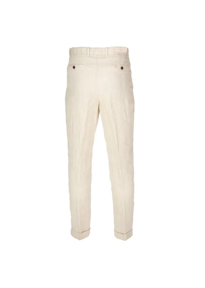 BRIGLIA | PANTALONI LINO BEIGE Qualità Garantita