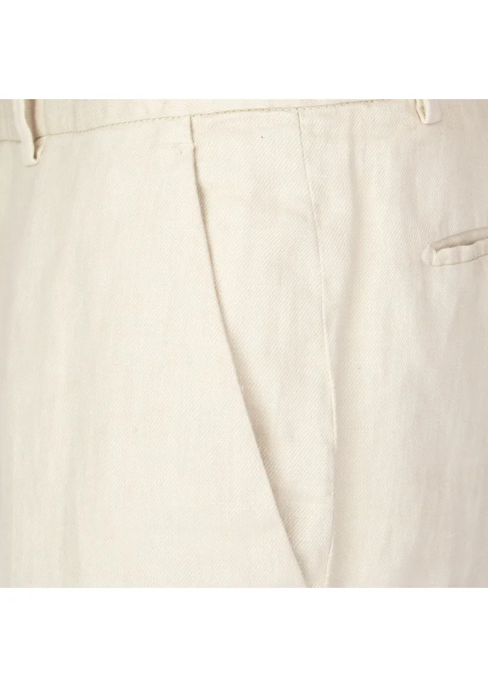 BRIGLIA | PANTALONI LINO BEIGE Qualità Garantita