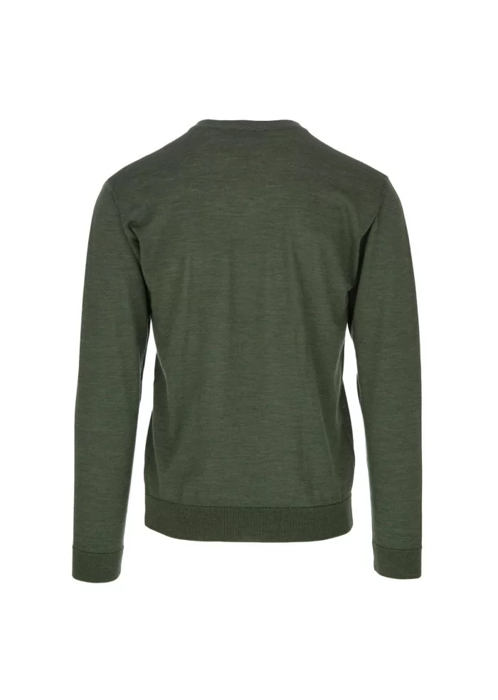 WOOL & CO | MAGLIONE SCOLLO V VERDE Outlet