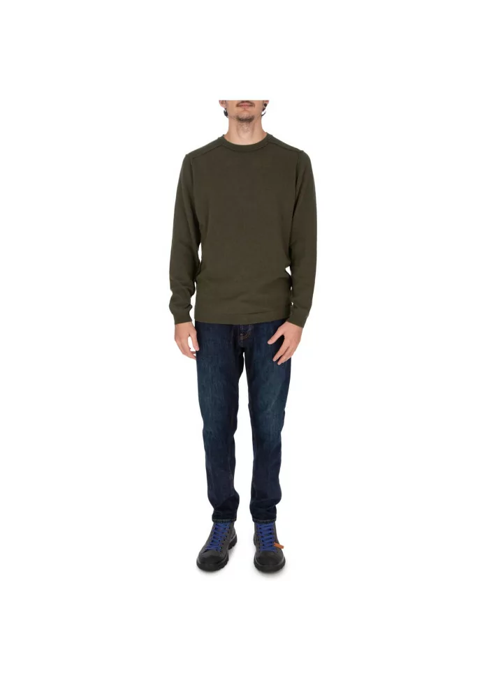 WOOL & CO | MAGLIONE LANA VISCOSA VERDE In Vendita