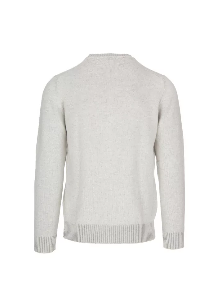 JURTA | MAGLIONE GIROCOLLO LANA MERINO GRIGIO PERLA Saldi Di Fabbrica