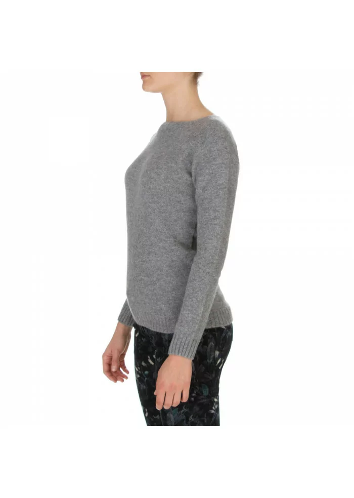 RIVIERA CASHMERE | MAGLIONE BARCHETTA GRIGIO Grande vendita
