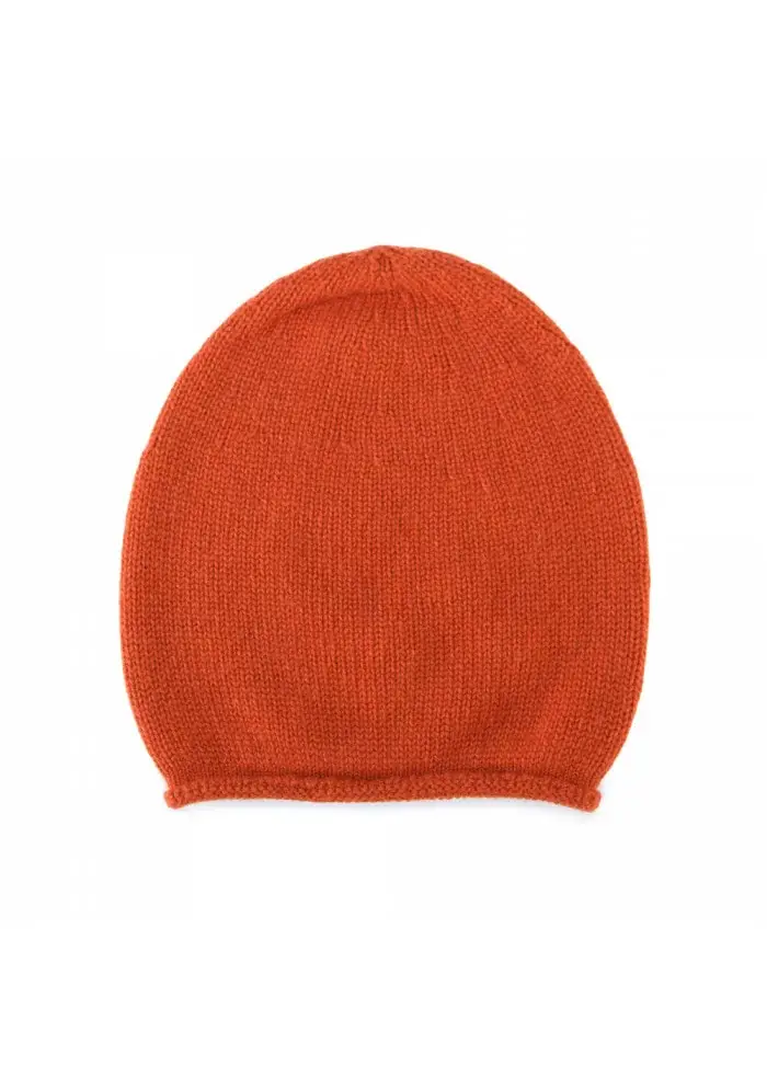 BERRETTO UNISEX RIVIERA CASHMERE | 118R CUPOLA RASATA ARANCIONE Black Friday