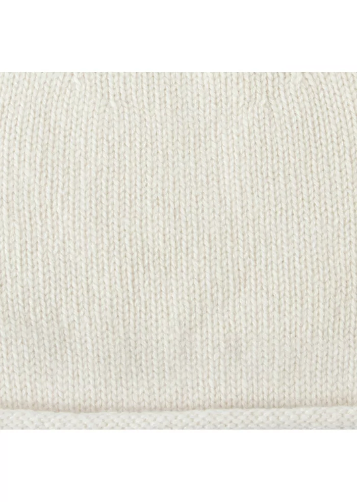BERRETTO UNISEX RIVIERA CASHMERE | 118R CUPOLA RASATA BIANCO Cyber Monday