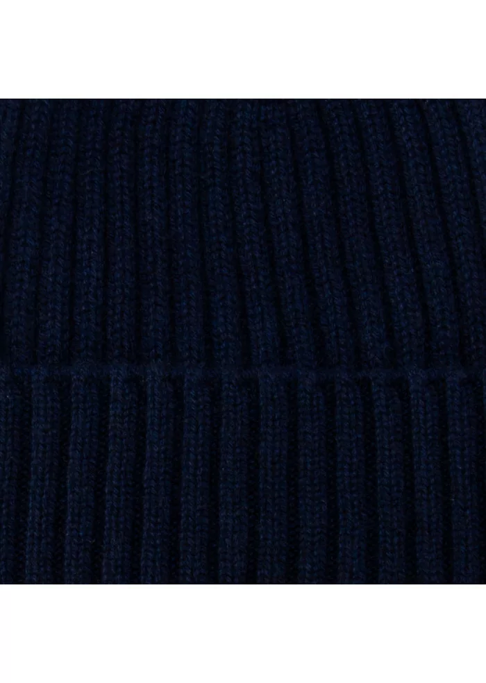 BERRETTO UNISEX "COSTA" RIVIERA | 100% CASHMERE BLU Offerta natalizia