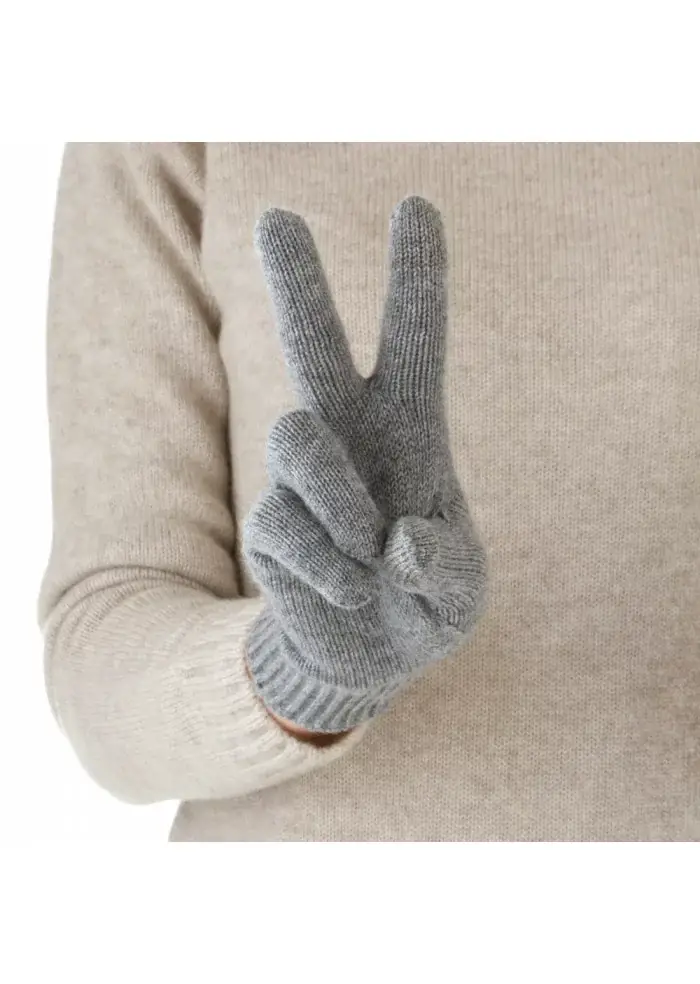 RIVIERA CASHMERE | GUANTI 108 DT TOUCH GRIGIO Offerta San Valentino