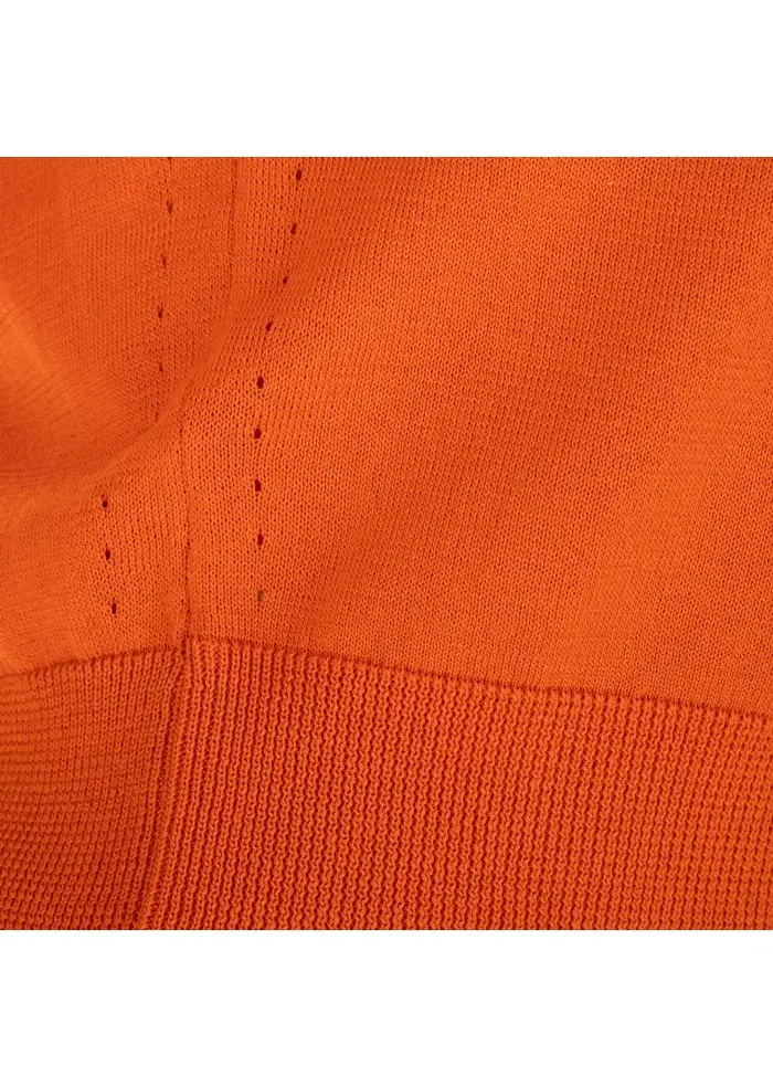 SEMICOUTURE | MAGLIONCINO SCOLLO A V ARANCIONE Offerta temporanea