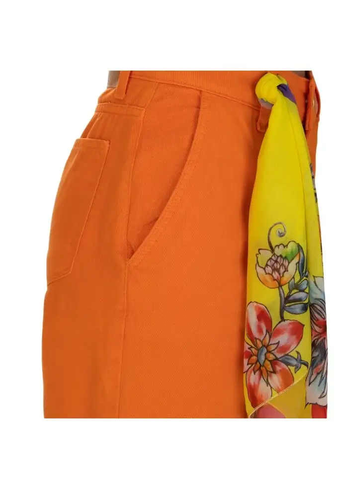 KARTIKA | PANTALONI GAMBA LARGA ARANCIONE Offerte esclusive