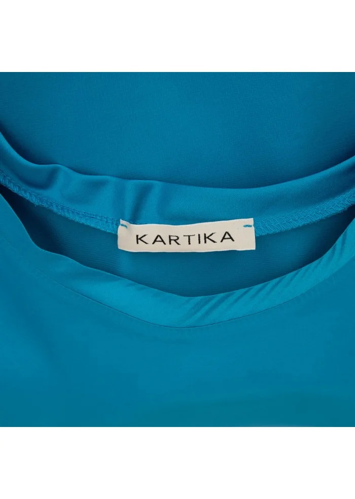KARTIKA | CAMICIA MANICHE AMPIE ACQUA MARINA Prezzo basso