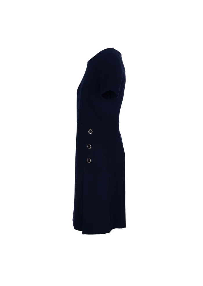 KARTIKA | ABITO CORTO BOTTONI DORATI BLU Super Saving Price