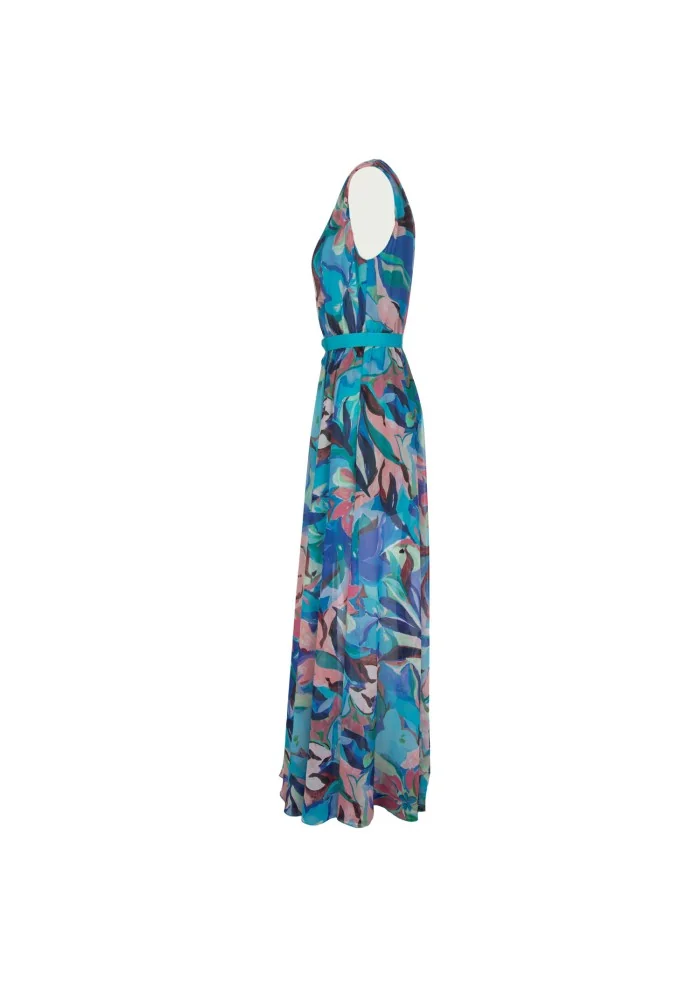 KARTIKA | ABITO LUNGO FLOREALE MULTICOLOR Offerta settimanale