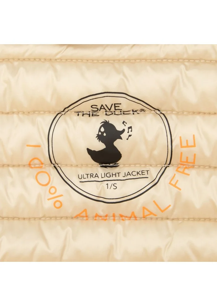 SAVE THE DUCK | GILET IRIS18 ARABELLA BEIGE Fino al 50% di sconto