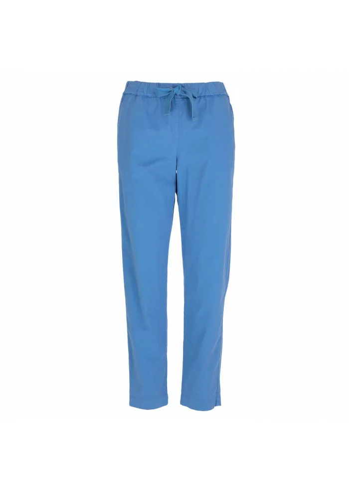 SEMICOUTURE | PANTALONI COTONE AZZURRI Italy