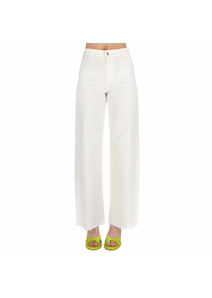 KARTIKA | JEANS PALAZZO COTONE BIANCO Italia