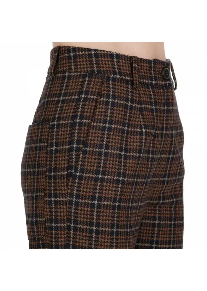 SOLOTRE | PANTALONI LANA MARRONE Qualità