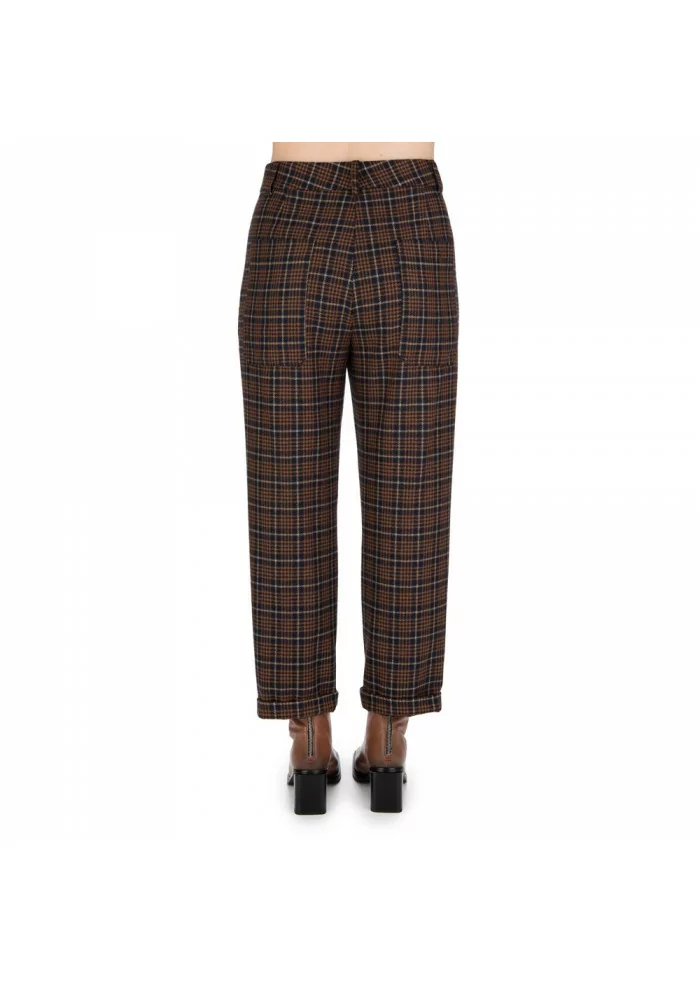 SOLOTRE | PANTALONI LANA MARRONE Qualità
