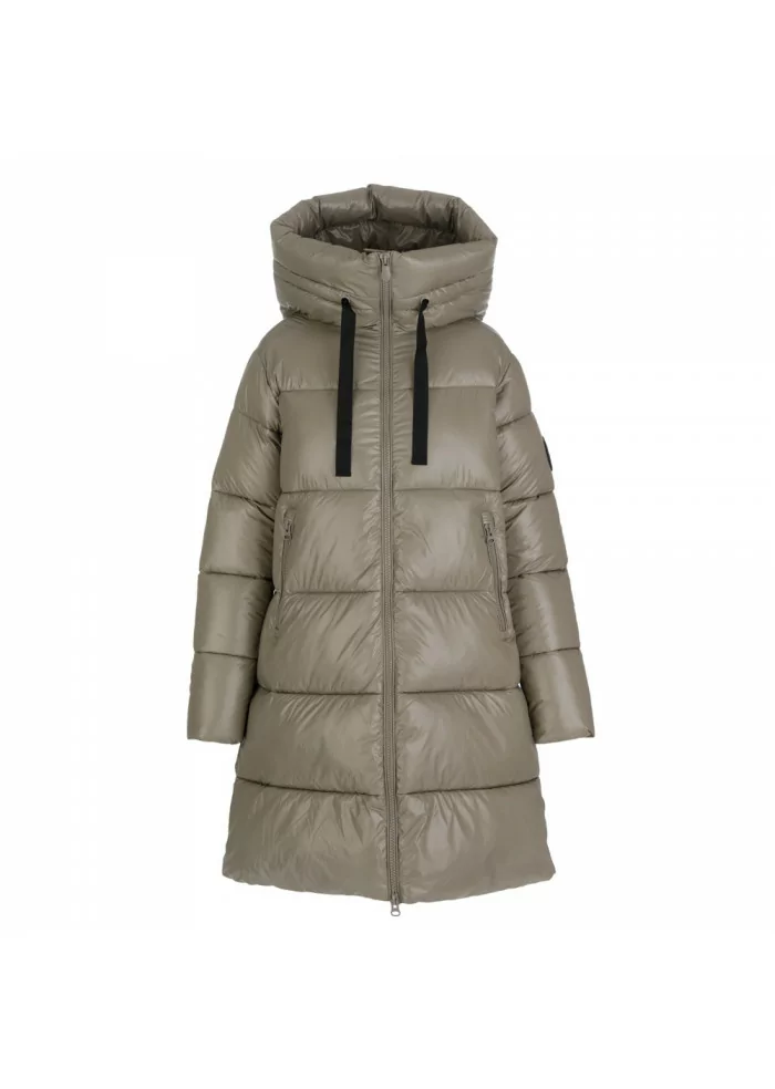 SAVE THE DUCK | PIUMINO DONNA LUCK 15 ISABEL GRIGIO Spedizione Gratuita