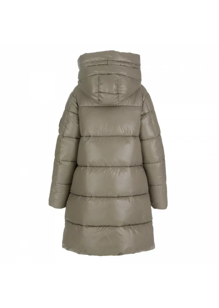 SAVE THE DUCK | PIUMINO DONNA LUCK 15 ISABEL GRIGIO Spedizione Gratuita