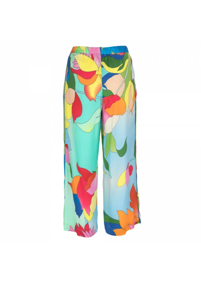 PANTALONI DONNA SEMICOUTURE | Y2ST34 FLW08 MULTICOLORE Qualità Garantita