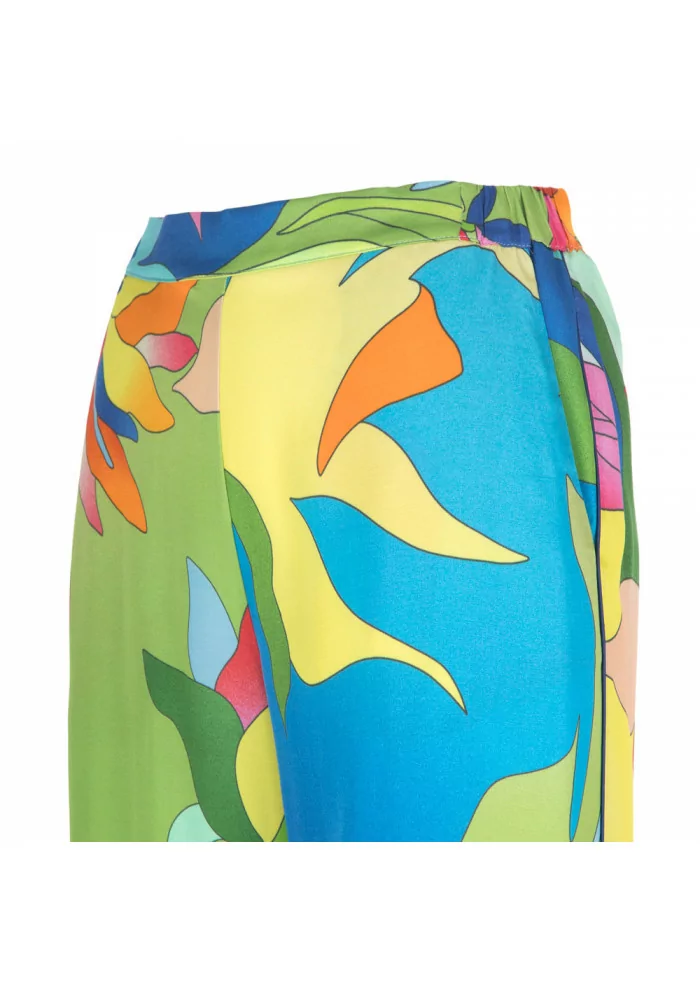 PANTALONI DONNA SEMICOUTURE | Y2ST34 FLW08 MULTICOLORE Qualità Garantita