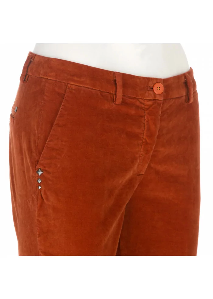 MASON'S | PANTALONI DONNA "NEW YORK" ARANCIONE Promozione Limitata