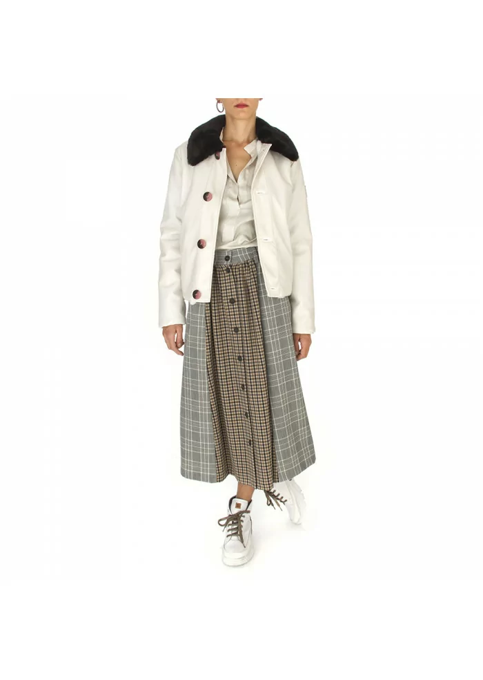 GONNA DONNA SEMICOUTURE | Y9AI24 BIANCO BEIGE NERO MARRONE Novità