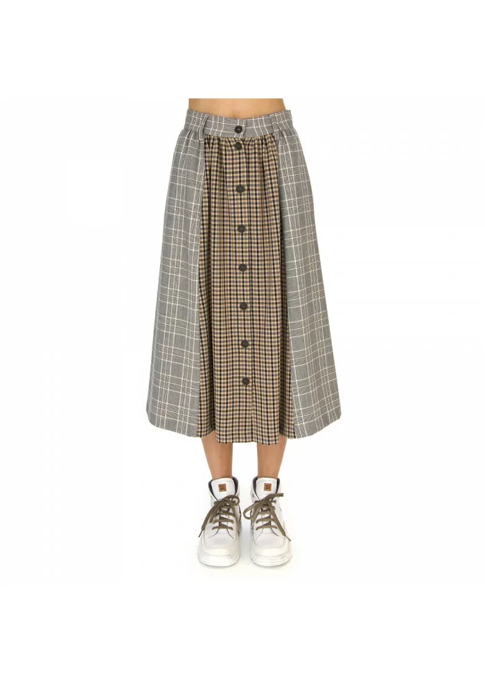 GONNA DONNA SEMICOUTURE | Y9AI24 BIANCO BEIGE NERO MARRONE Novità